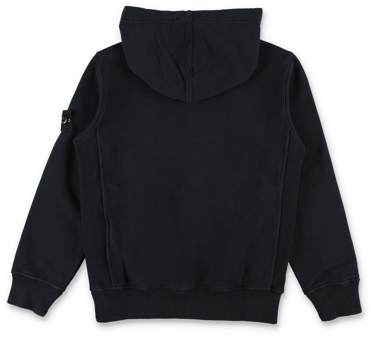 Stone Island Hoodie Fleece Co Nero Zwart