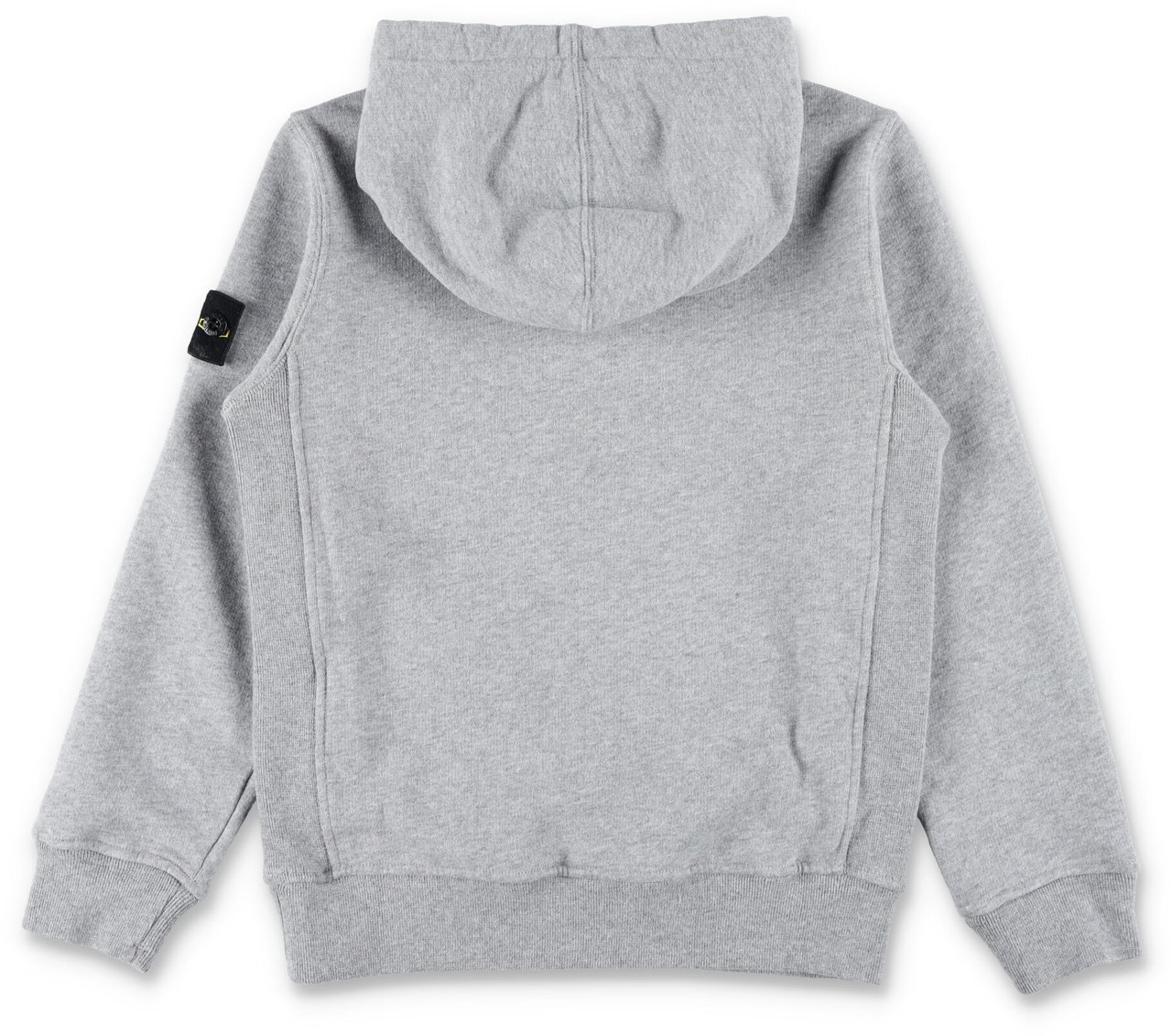 Stone Island Hoodie Fleece Co Grigio Lichtgrijs