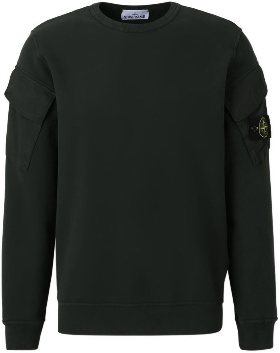 Stone Island Sweaters Verde Scuro Groen
