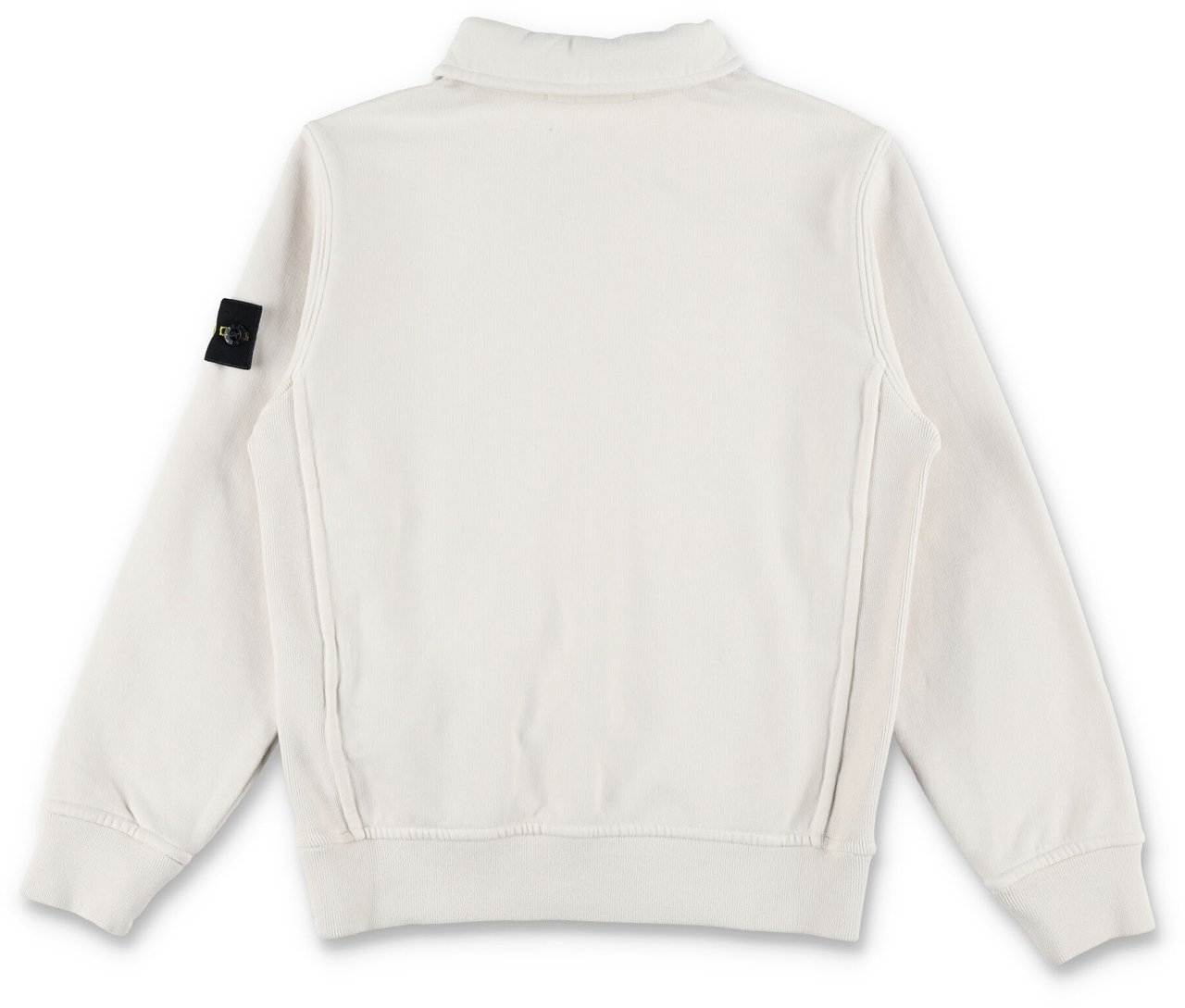 Stone Island Polo Fleece Plaster Cream Wit