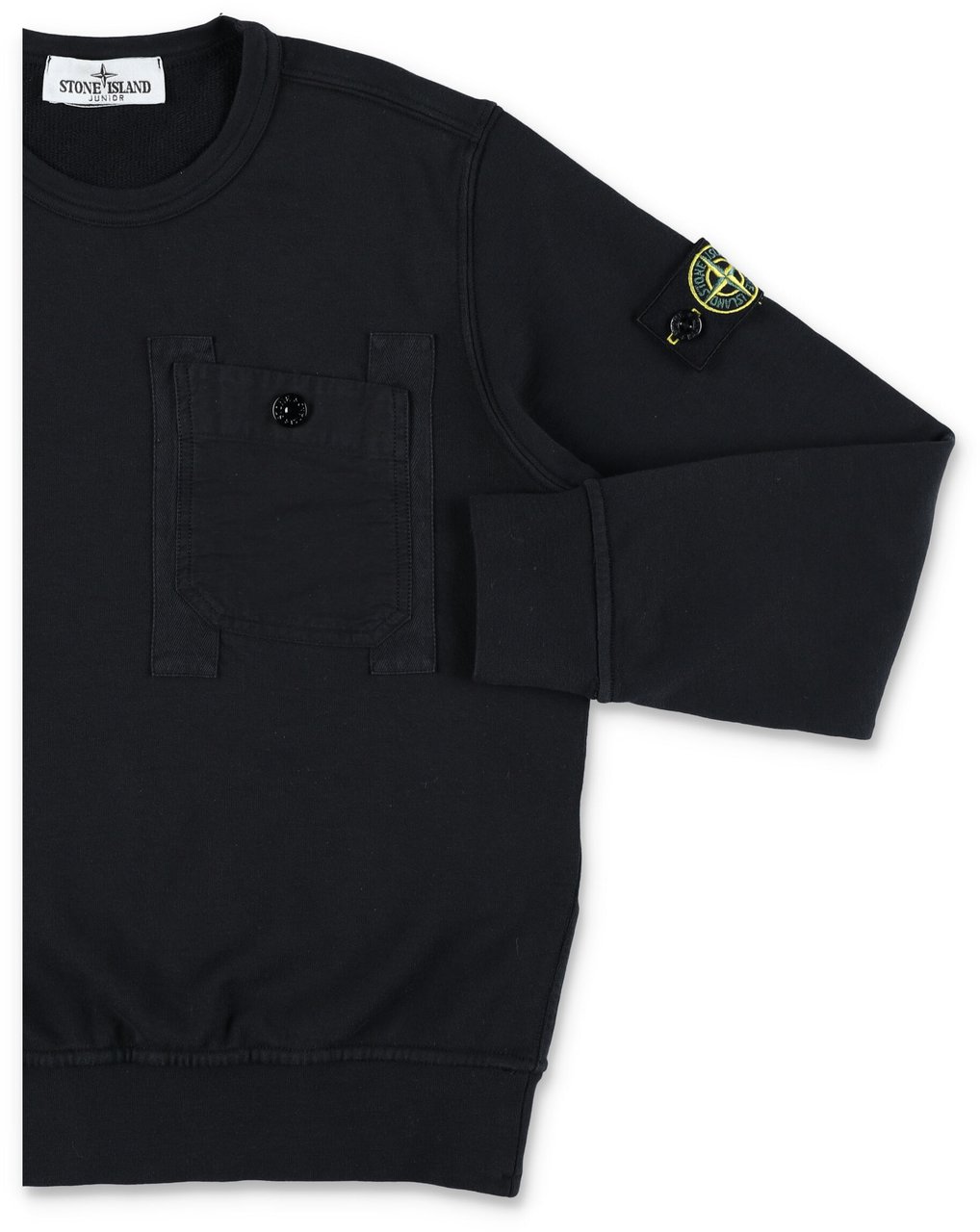 Stone Island Fleece Taschino Nylon Nero Zwart