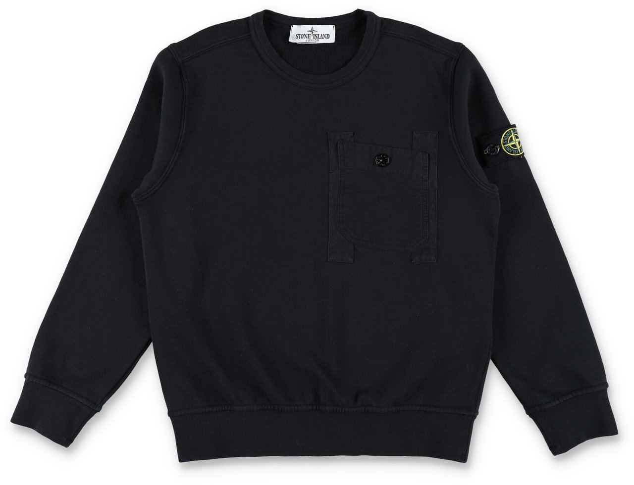 Stone Island Fleece Taschino Nylon Nero Zwart