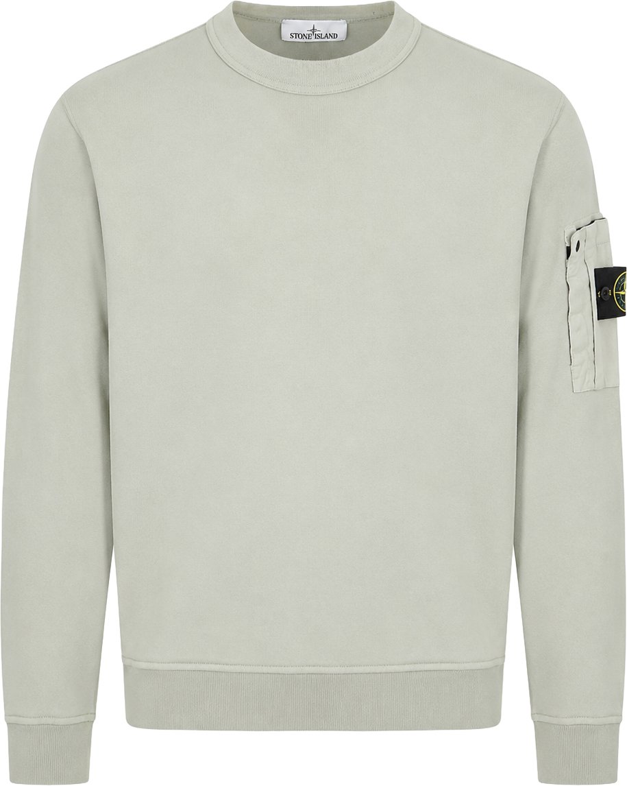 Stone Island Sweaters Sage Lime