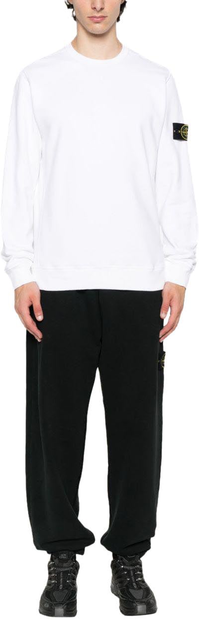 Stone Island Sweaters White Wit