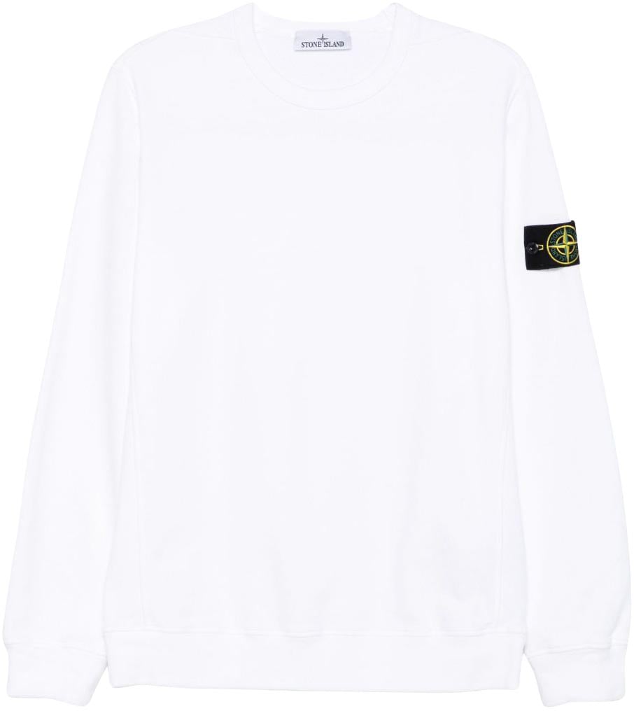 Stone Island Sweaters White Wit