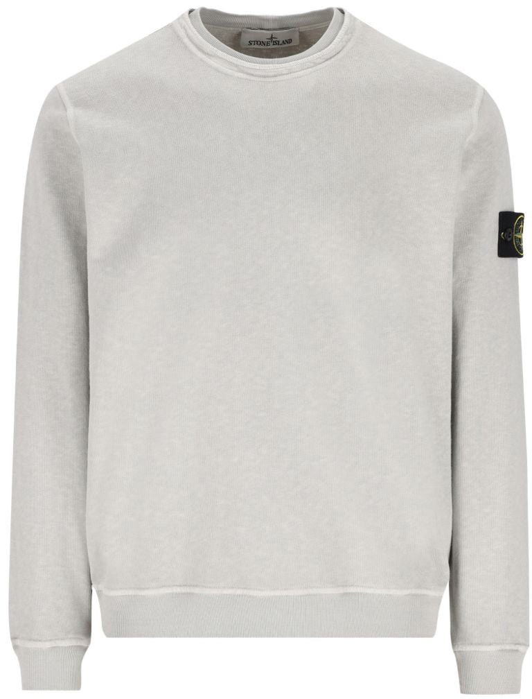 Stone Island Sweaters Grey Lichtgrijs