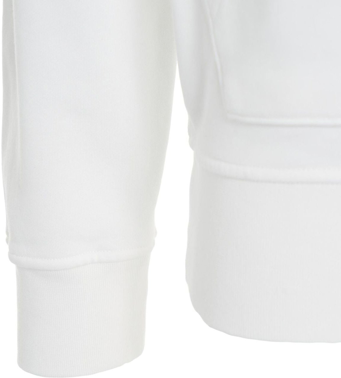 Stone Island Hoodie with logo detail Wit