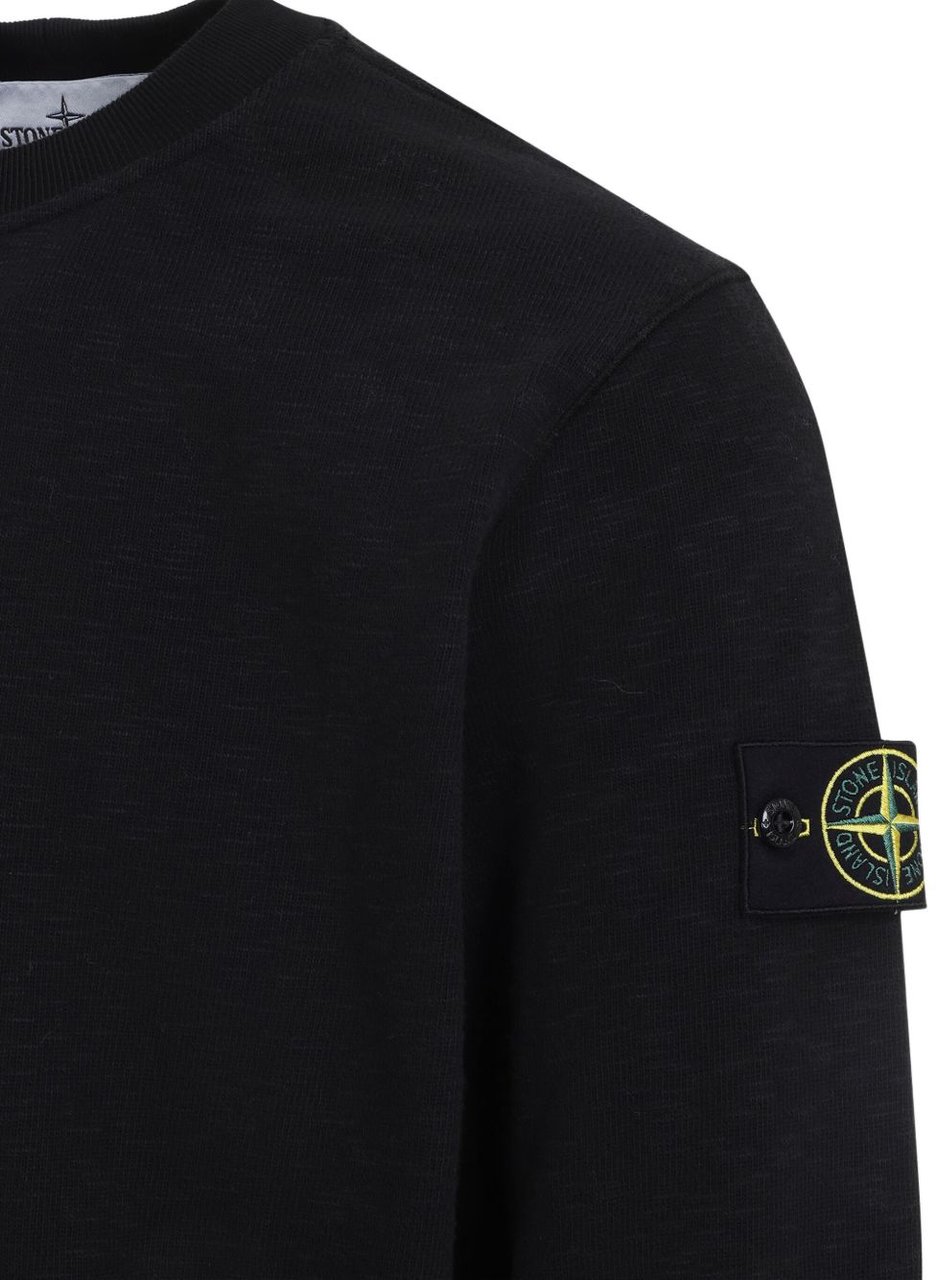 Stone Island Sweaters Black Zwart