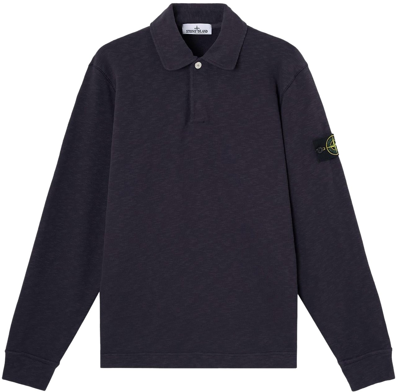 Stone Island Heren LongSleeve Polo Blauw Blauw