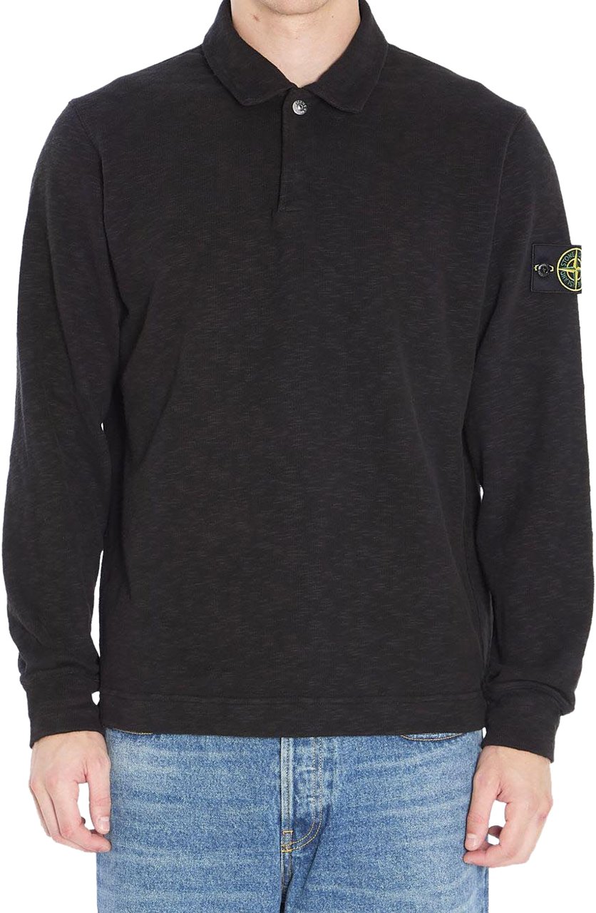 Stone Island T-Shirts And Polos Black Zwart