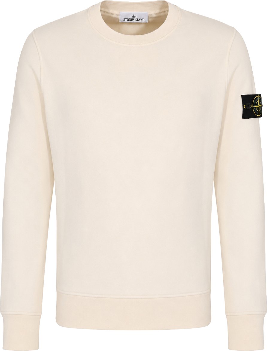 Stone Island Sweaters Naturale Wit