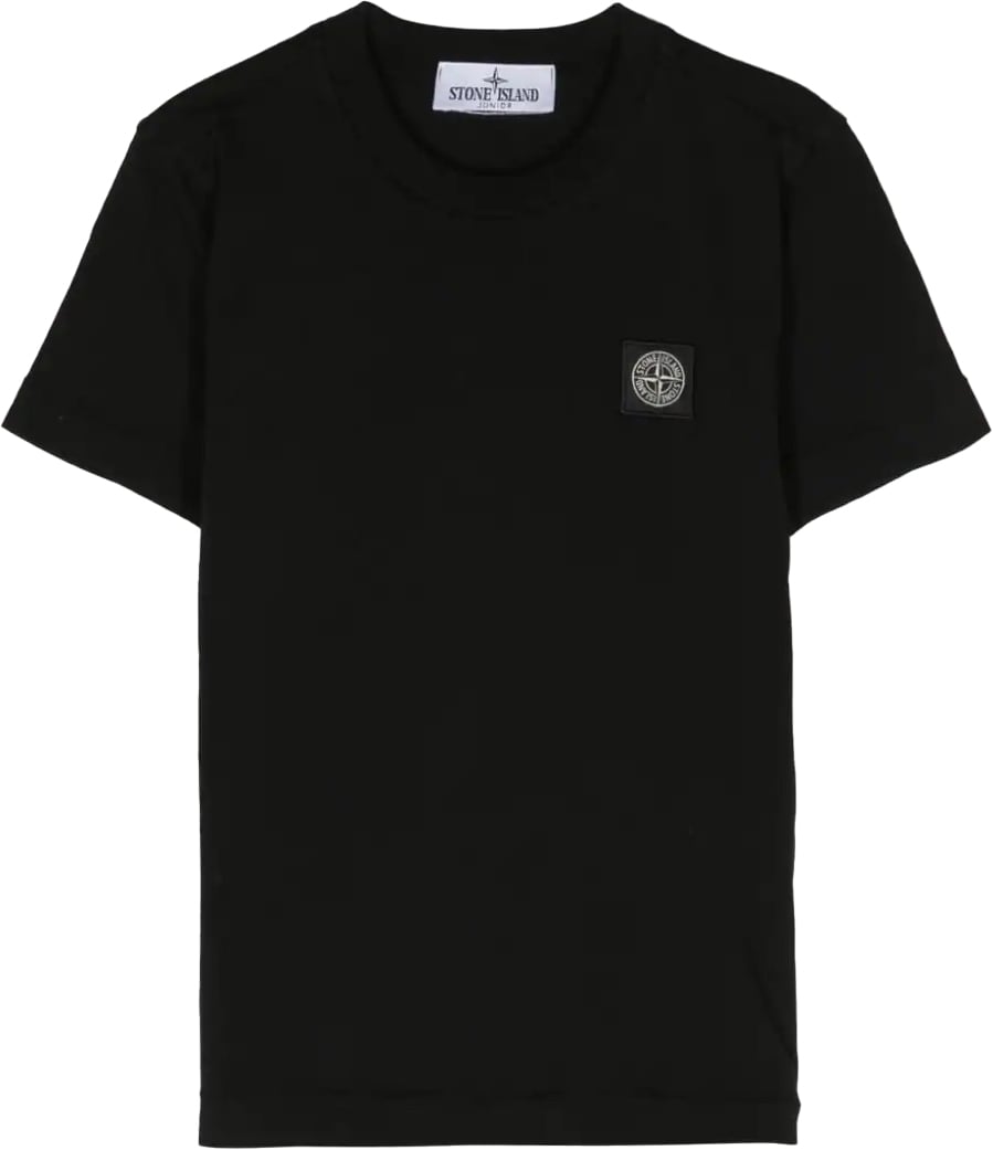 Stone Island t-shirt black Zwart
