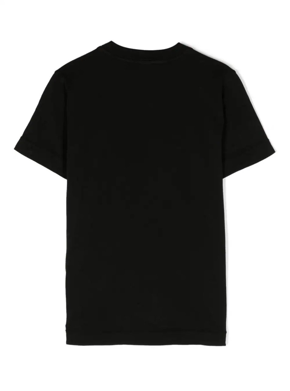 Stone Island t-shirt black Zwart