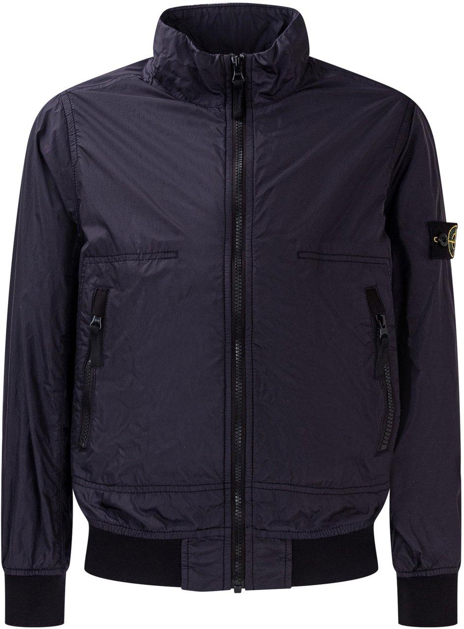 Stone Island Giubbino con Logo Blauw