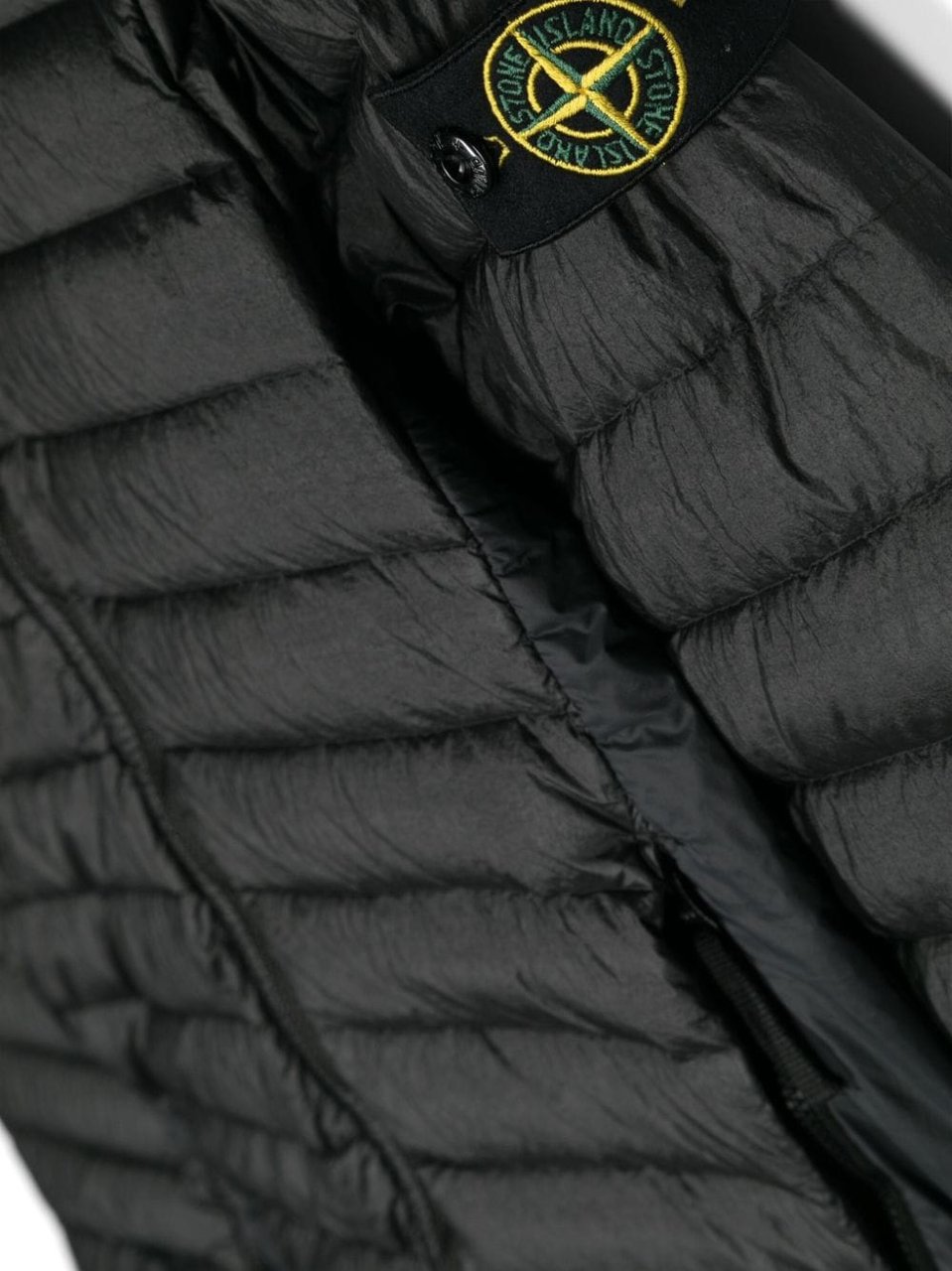 Stone Island giubbotto vera piuma black Zwart