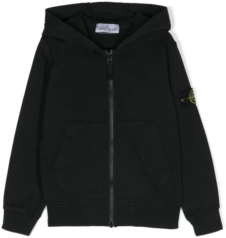 Stone Island felpa black Zwart