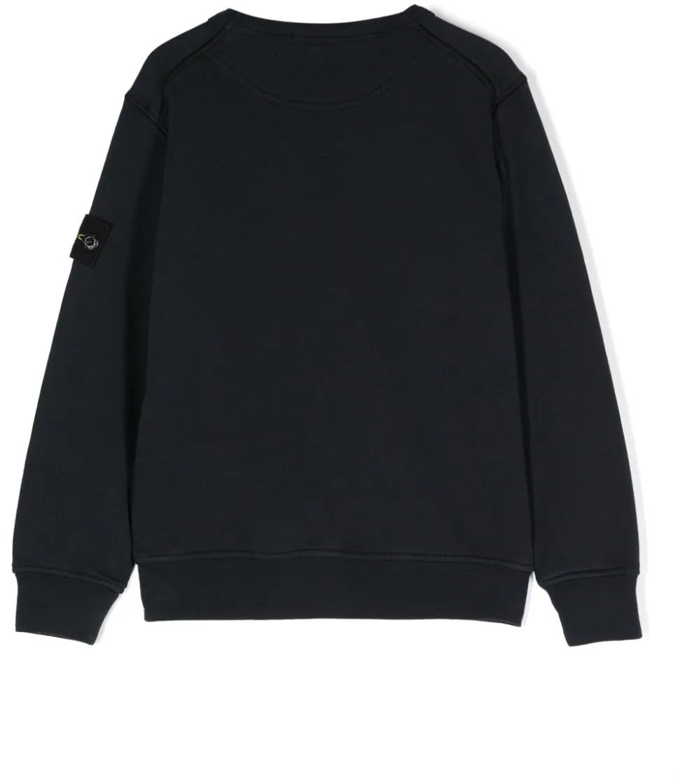 Stone Island felpa black Zwart