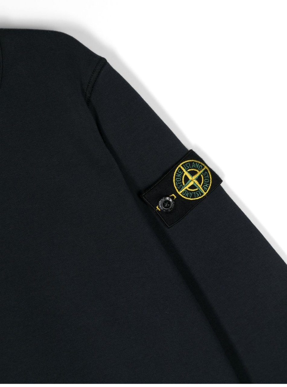 Stone Island felpa black Zwart