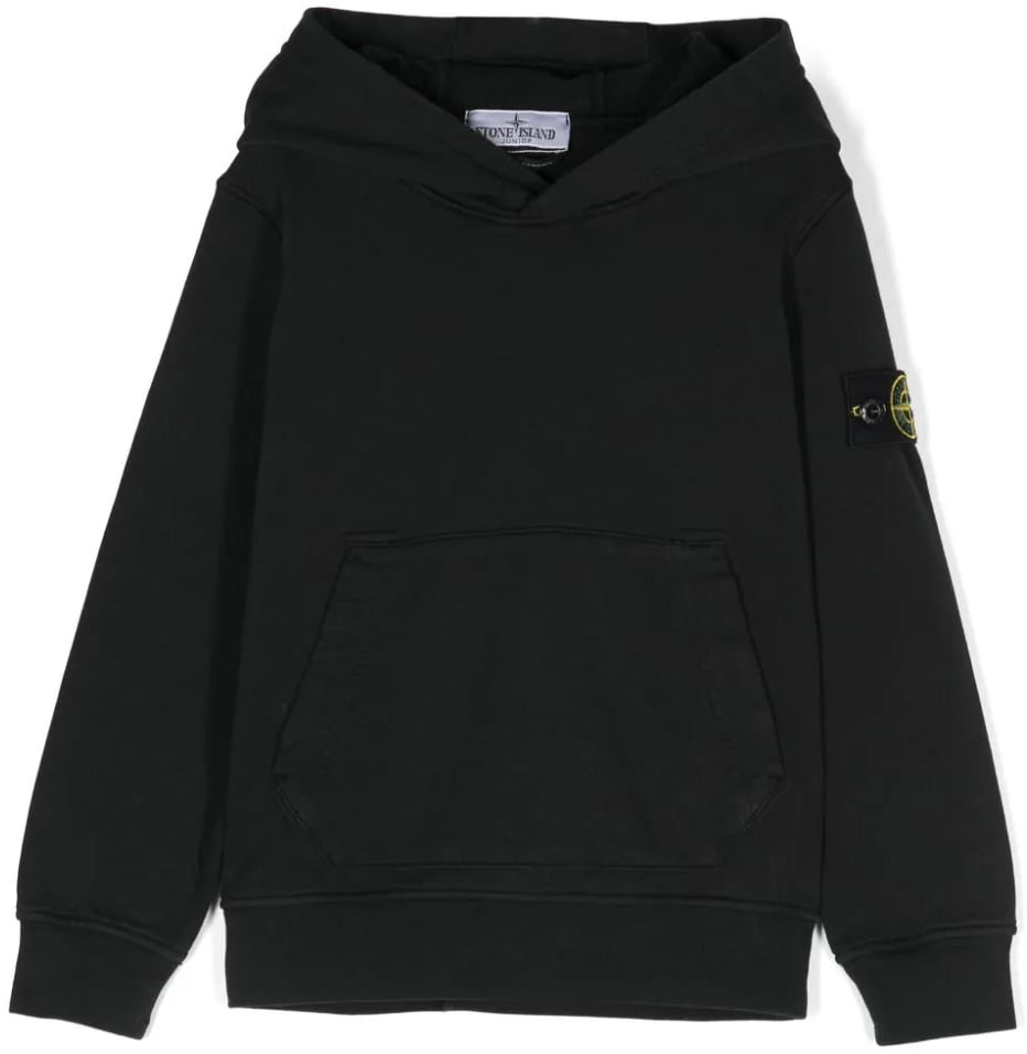Stone Island felpa black Zwart