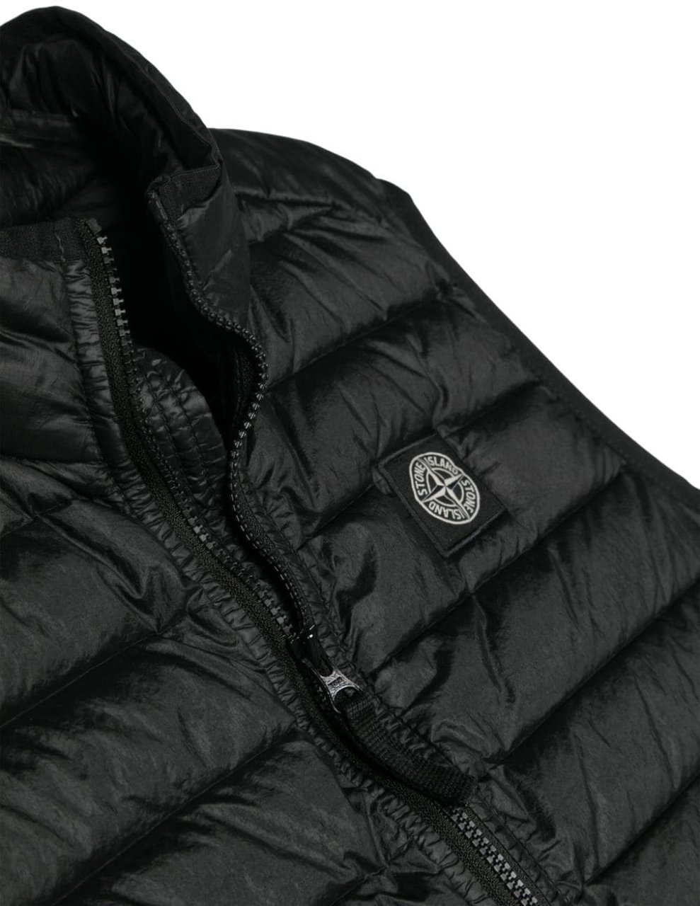 Stone Island giubbotto s/maniche black Zwart