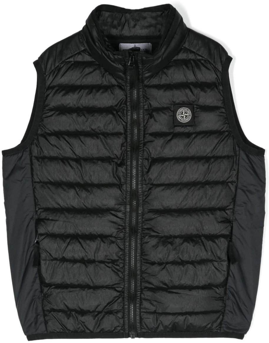 Stone Island giubbotto s/maniche black Zwart