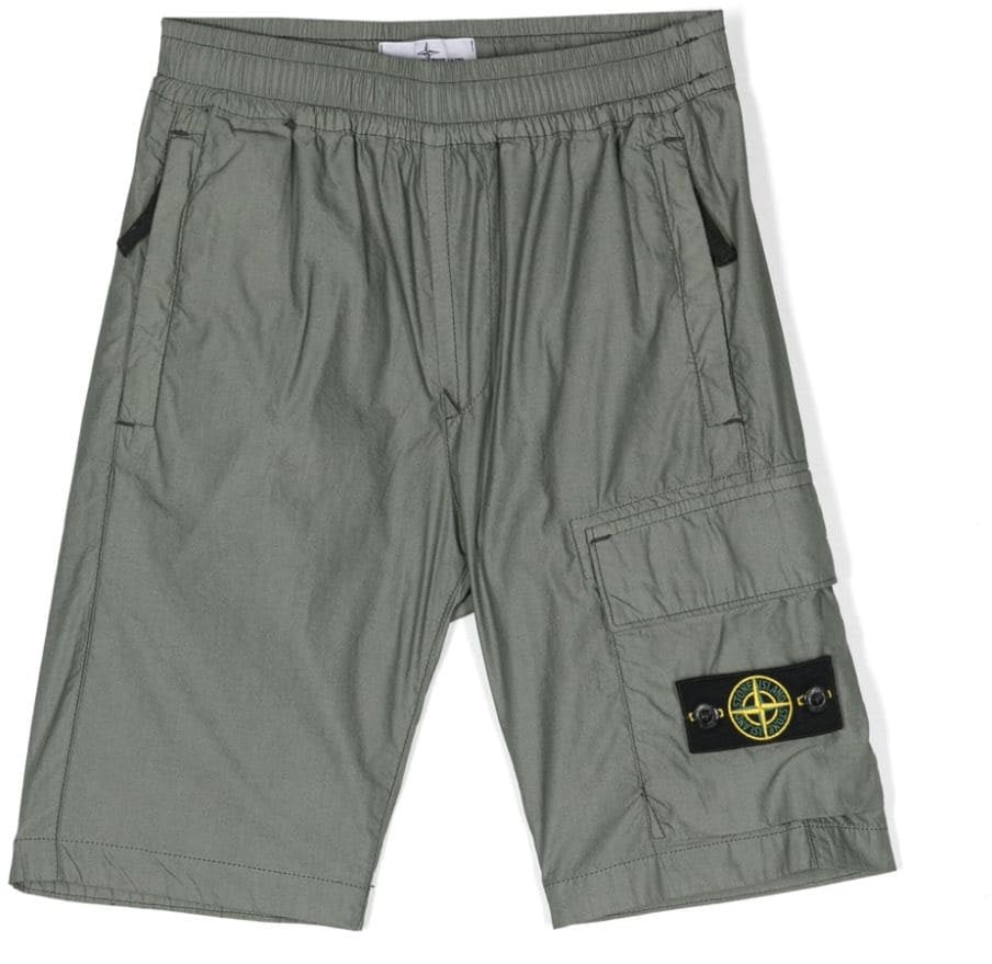 Stone Island bermuda comfort darkgreen Donkergroen