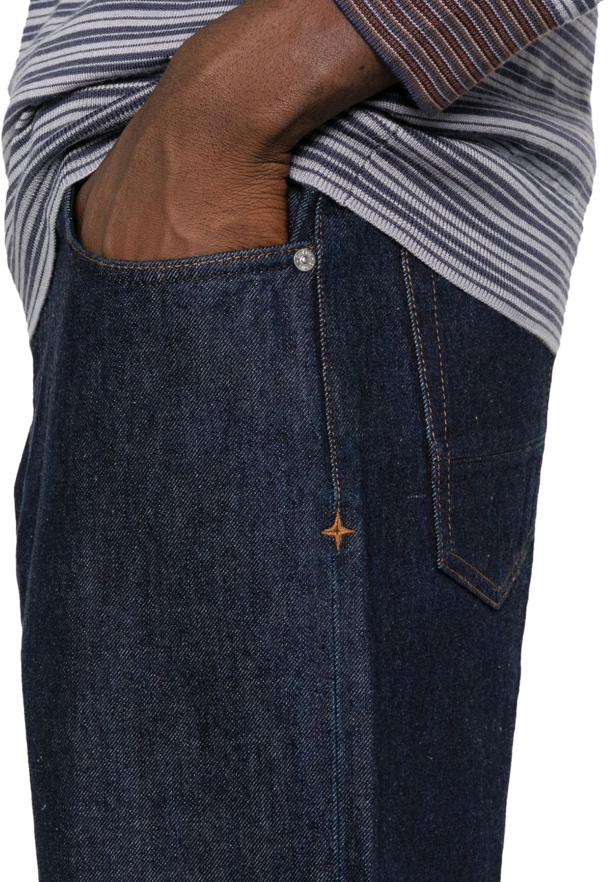 Stone Island Jeans Blue Navy