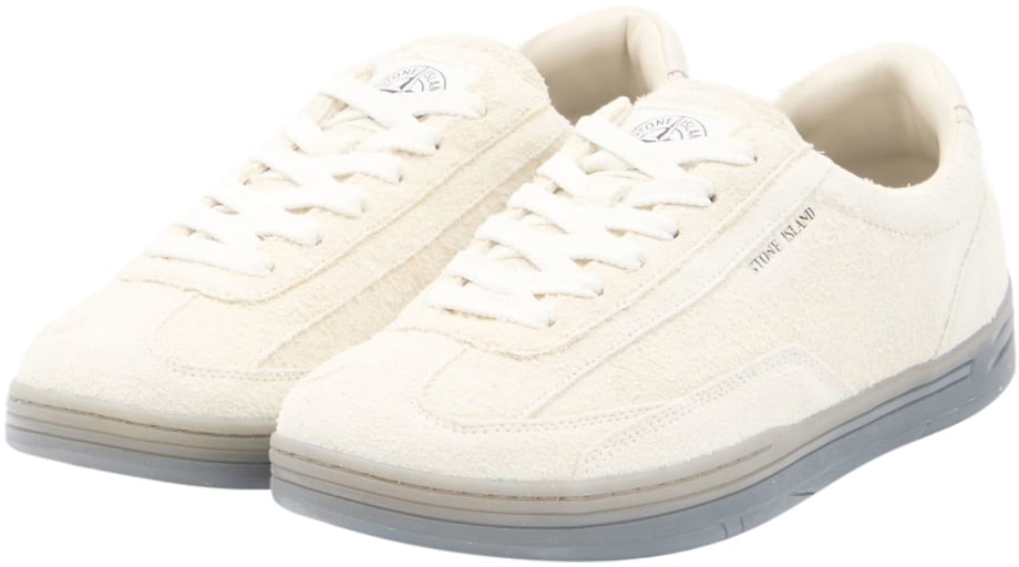 Stone Island Sneakers Cream Wit