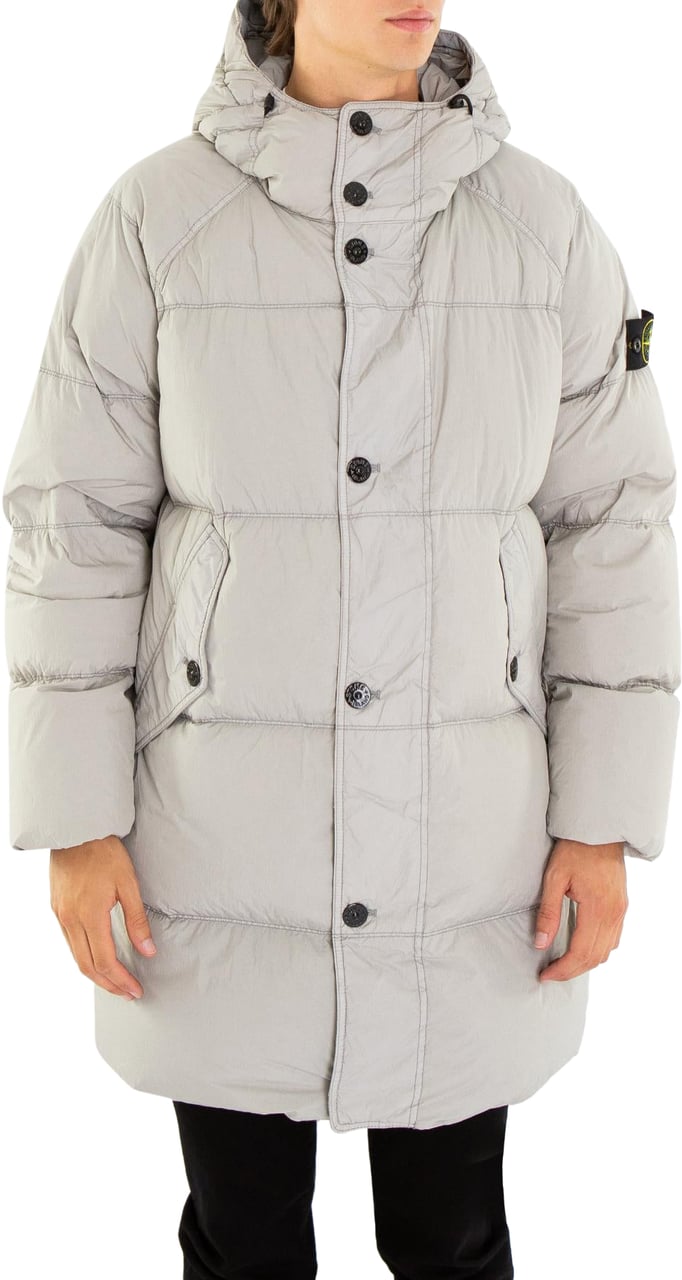 Stone Island Heren Real Down Blouson Grijs