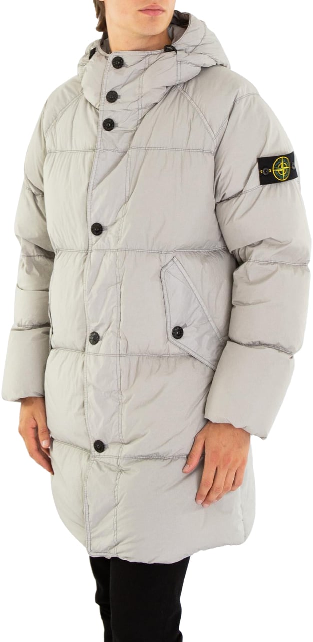 Stone Island Heren Real Down Blouson Grijs
