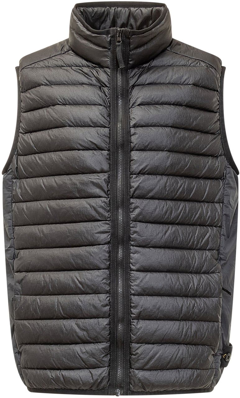 Stone Island Giubbotto senza Maniche Zwart