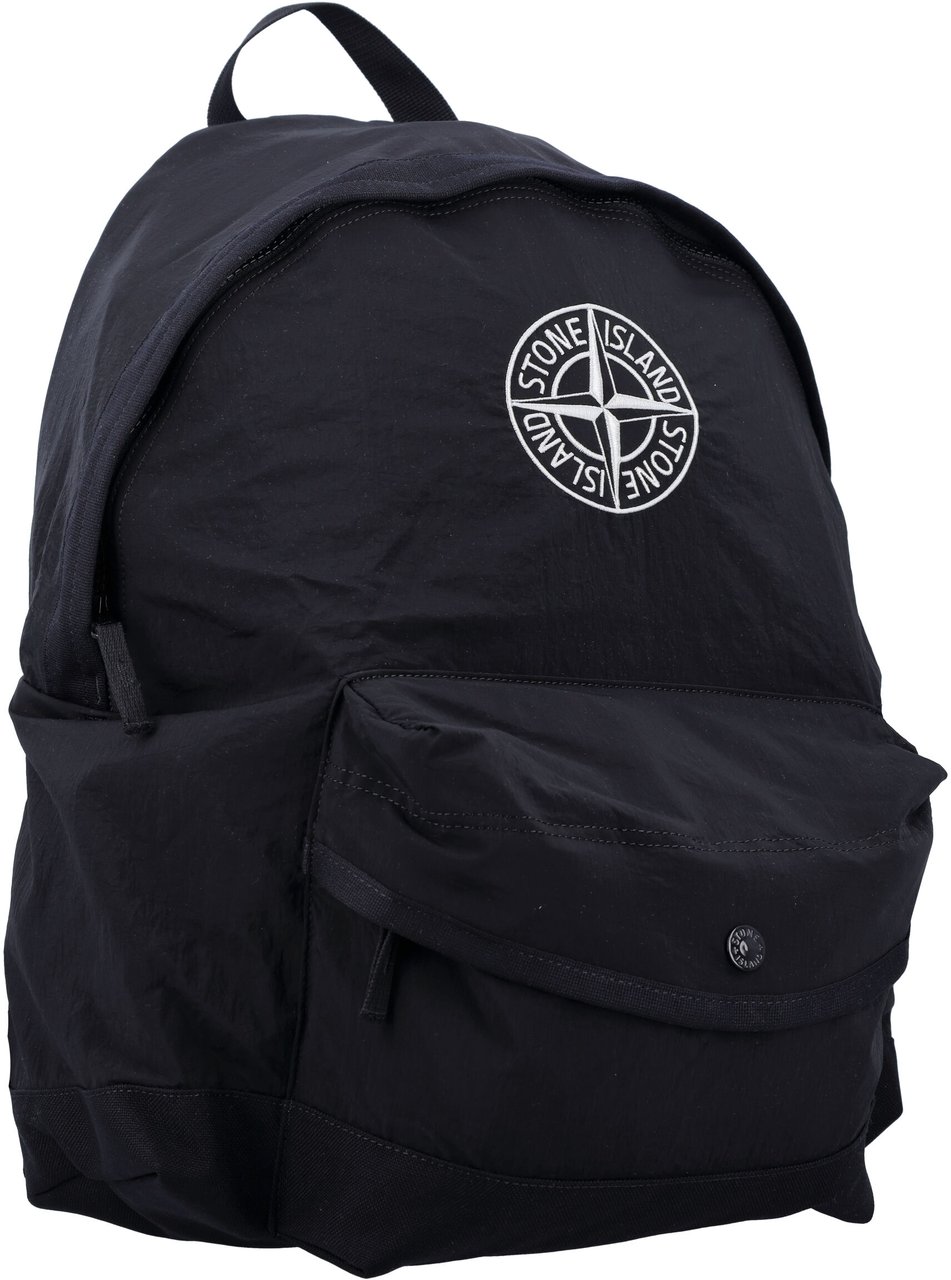 Stone Island Backpack Nero Zwart