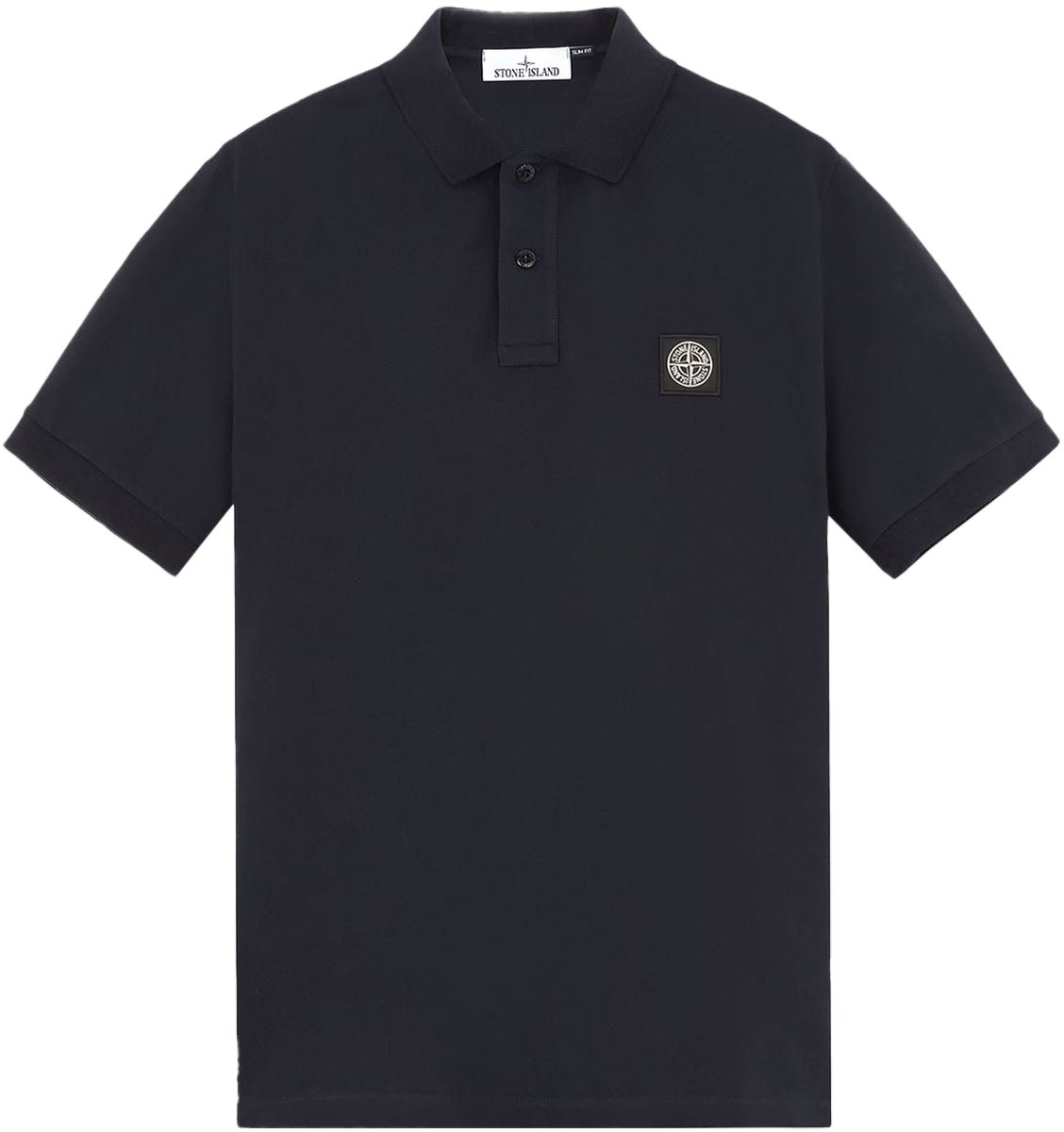 Stone Island 95% ORGANIC COTTON / 5% ELASTANE PIQUÉ SS POLO NAVY BLUE Blauw