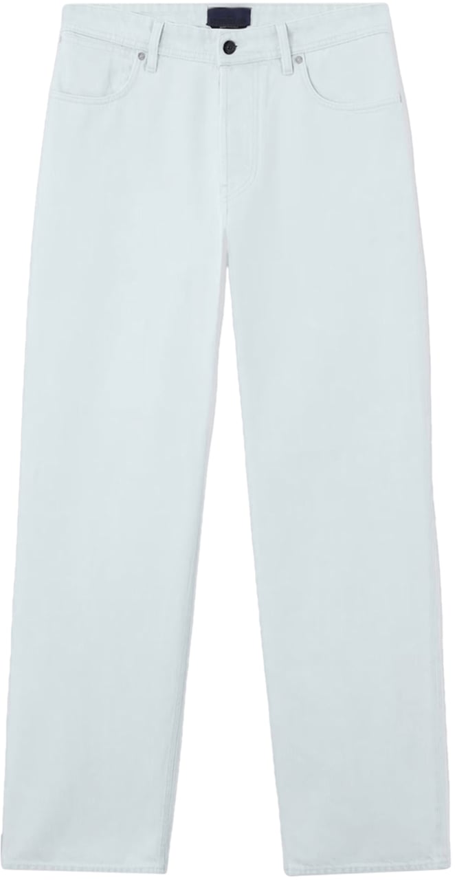 Stone Island BLAUWE EXTRA GEBLEEKTE JEANS Wit