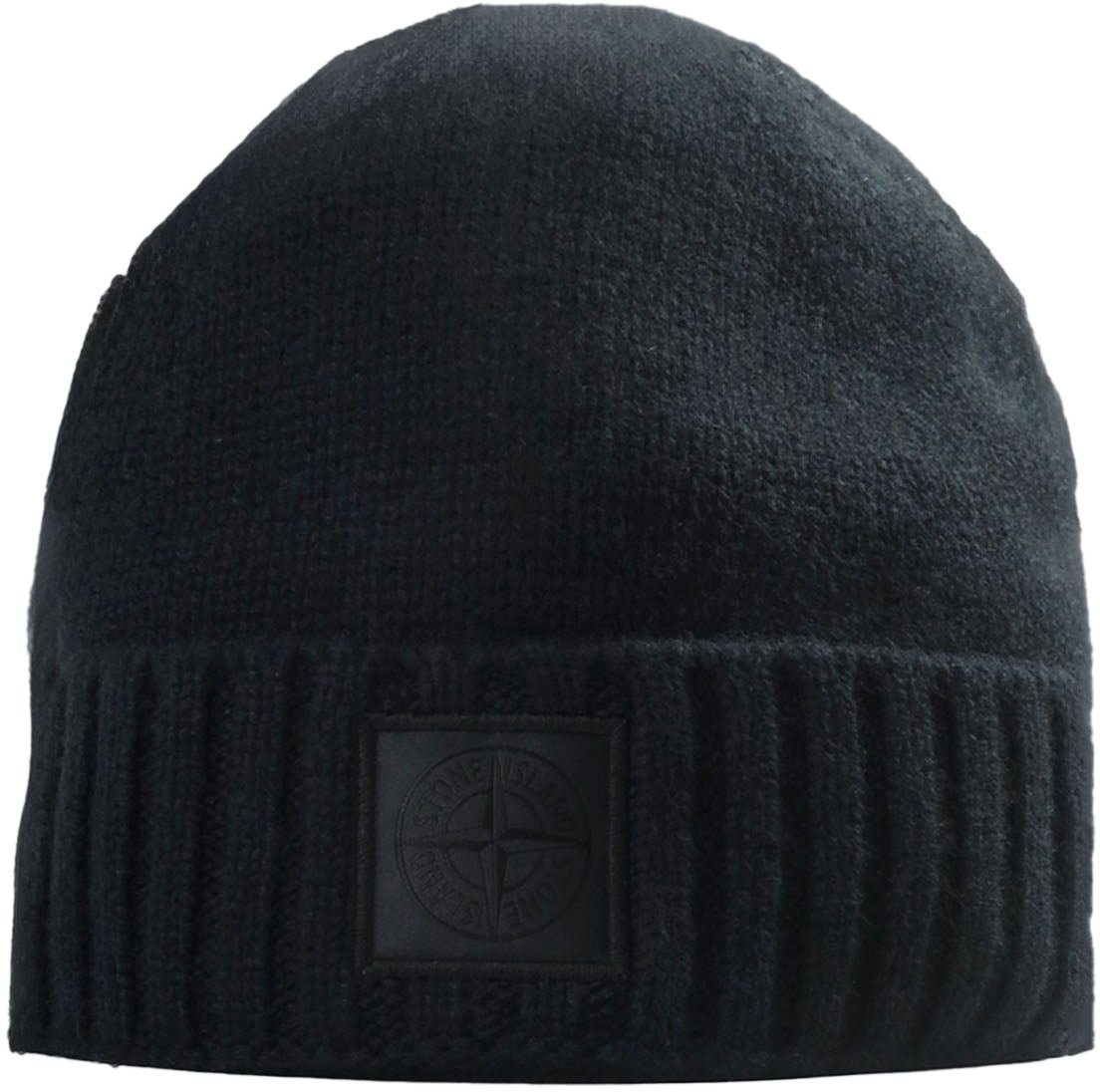 Stone Island CASHMERE_STONE ISLAND GHOST BEANIE NAVY BLUE Blauw