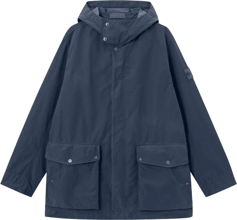 Stone Island DAVID LIGHT-TC KORTE PARKA LEISTEENBLAUW Blauw