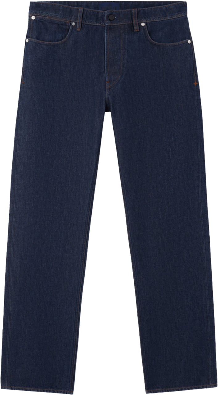 Stone Island DENIM RINSED STRAIGHT JEANS BLUE Blauw