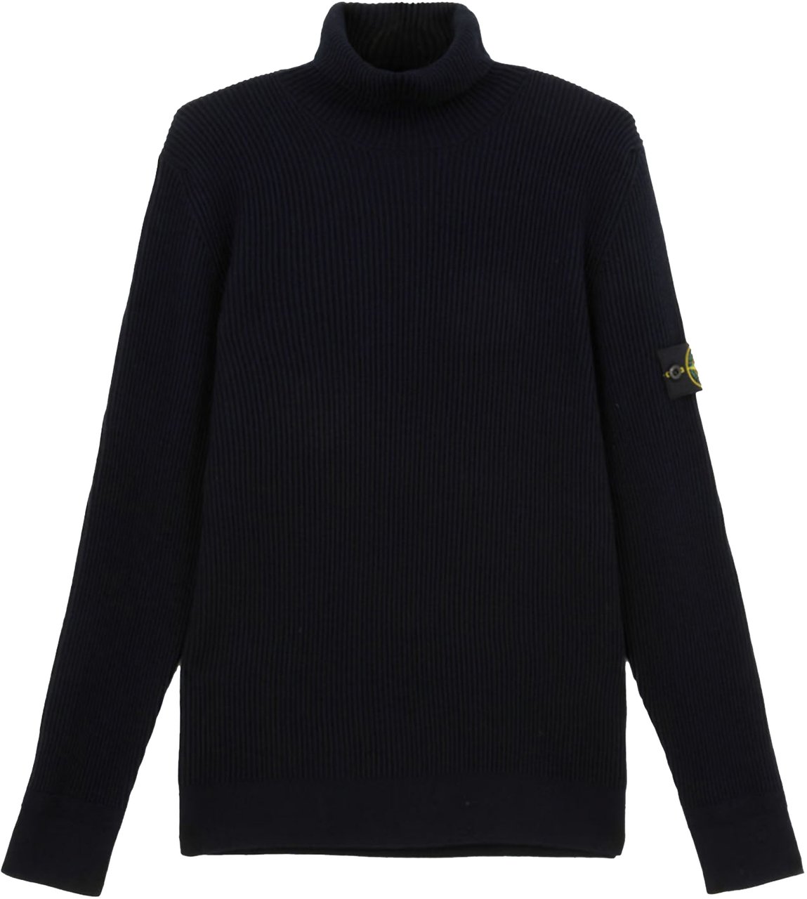 Stone Island FULL RIB RWS WOOL T-NECK NAVY BLUE Blauw
