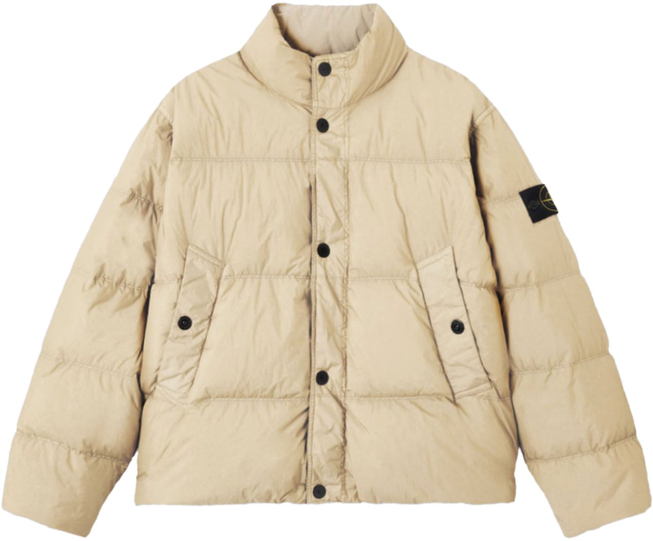 Stone Island GARMENT DYED CRINKLE REPS NY BOMBER DESERT Beige
