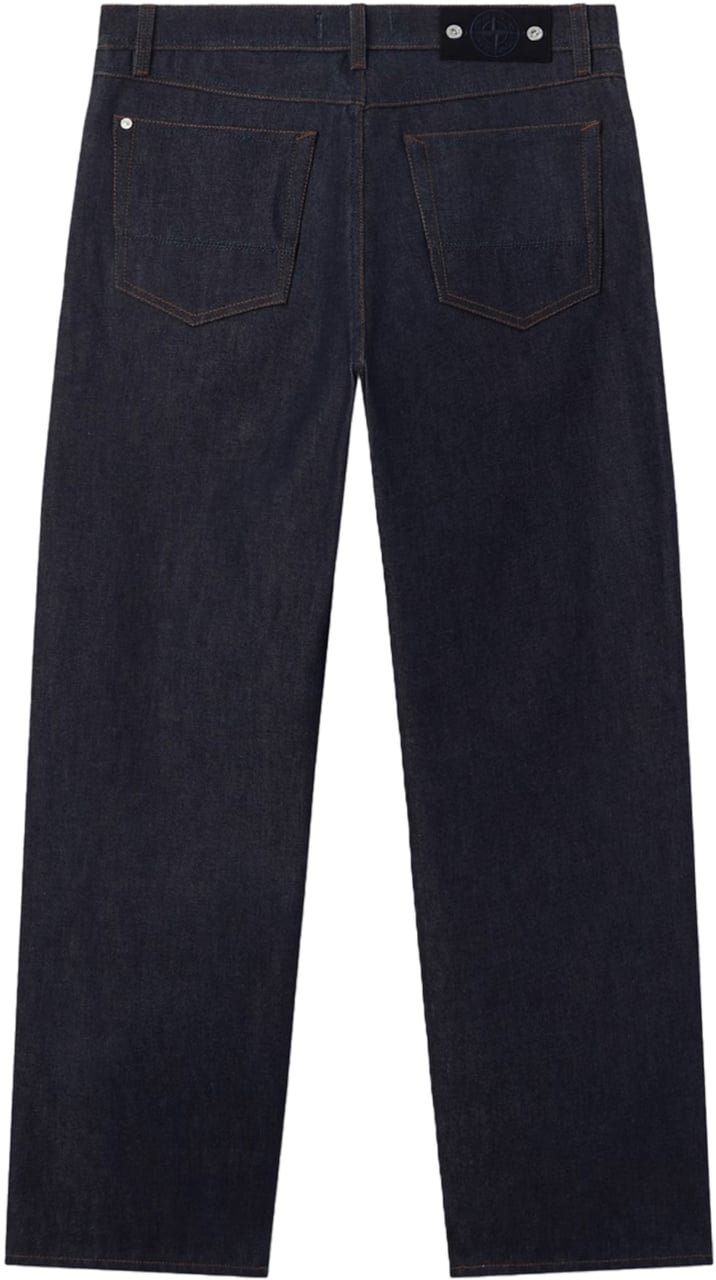 Stone Island INDIGO DENIM RAW JEANS BLAUW RAW Navy