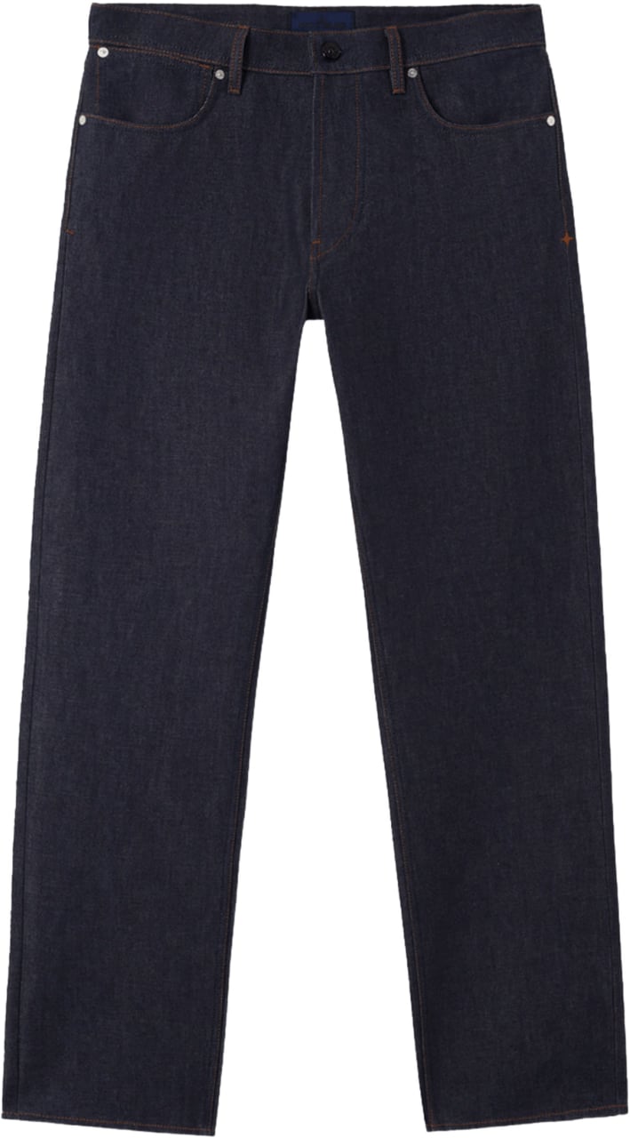 Stone Island INDIGO DENIM RAW STRAIGHT JEANS Blauw