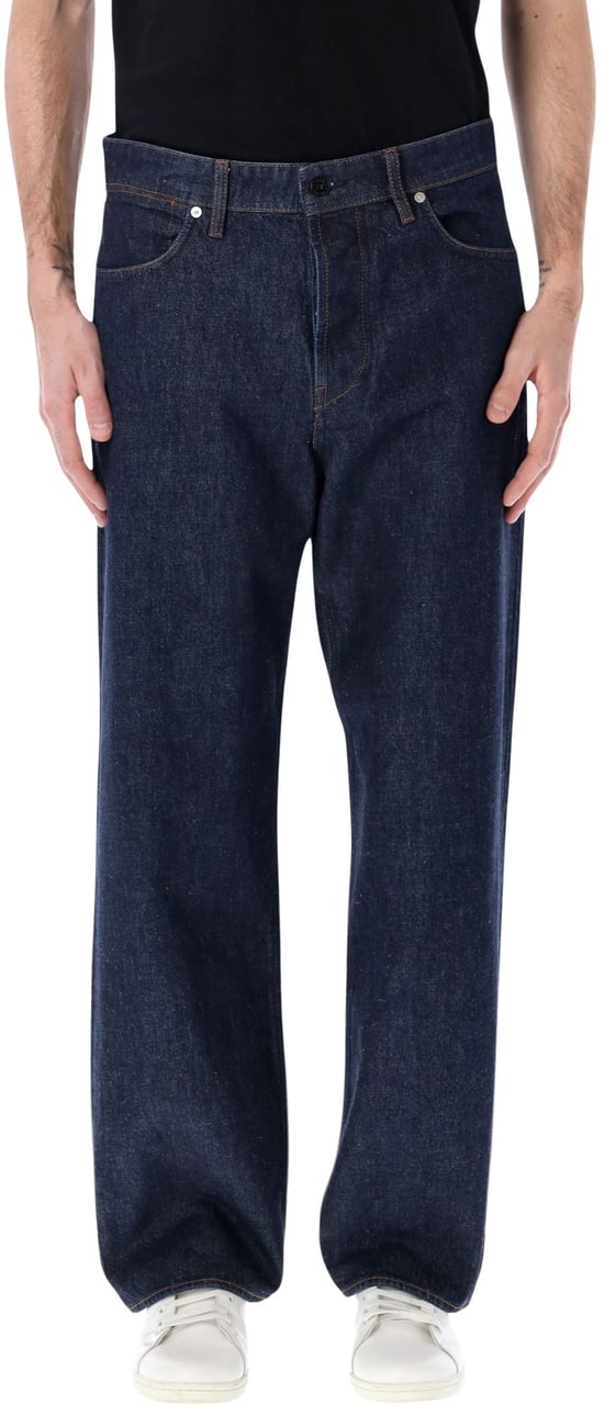 Stone Island Stone Island loose fit denim jeans Blauw