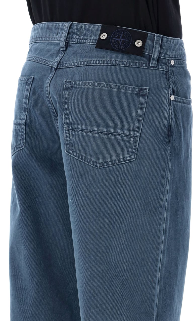 Stone Island Stone Island Loose fit denim jeans Blauw