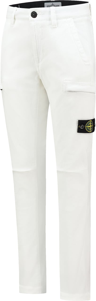 Stone Island Junior Pants Wit