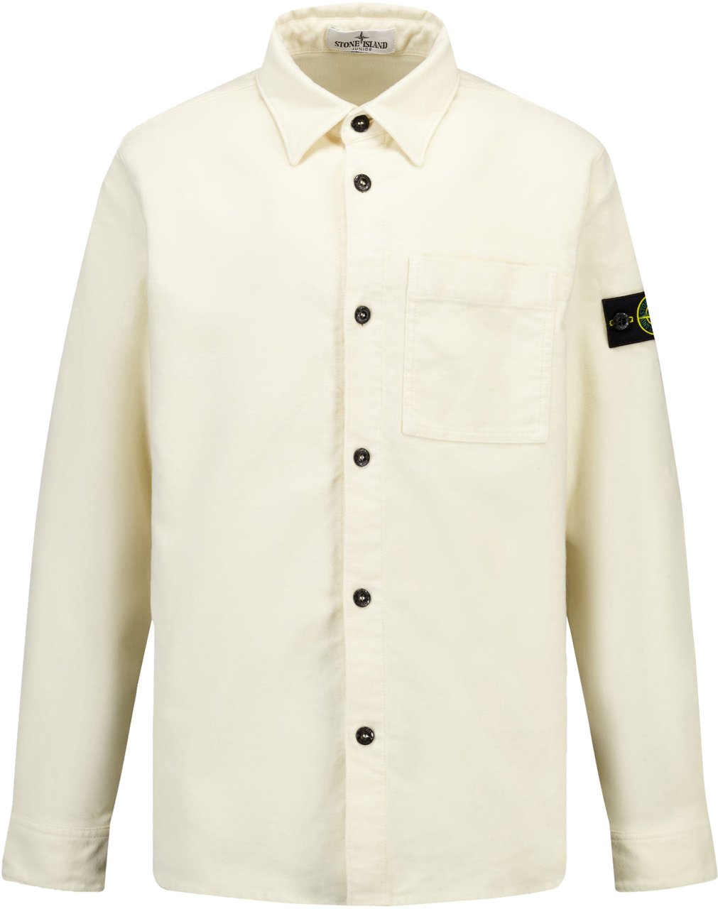 Stone Island Junior Stone Island Kinder Jongens Blouse In Off White Wit