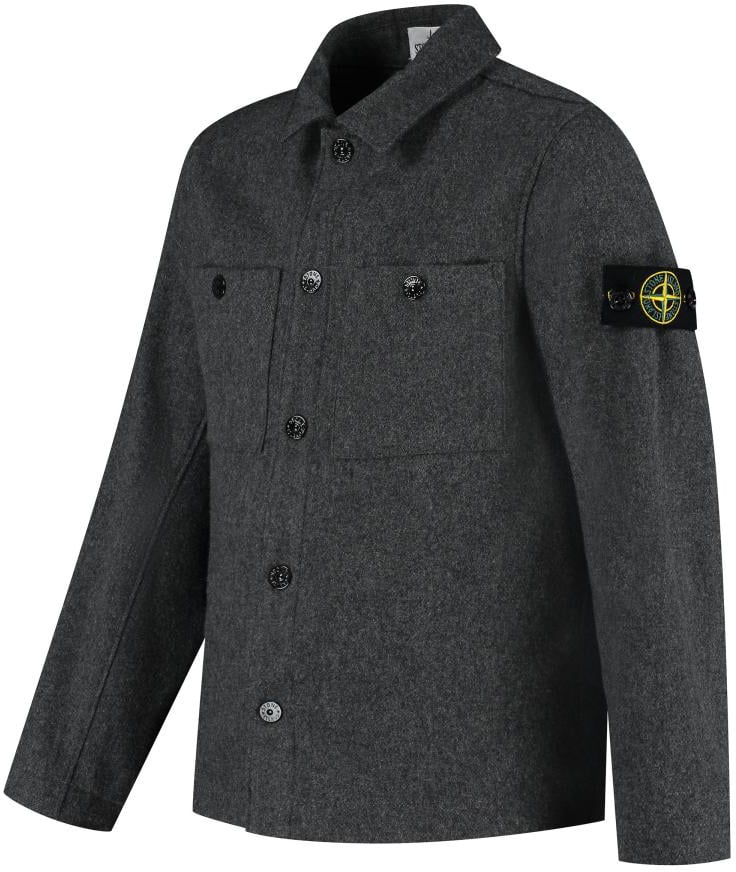 Stone Island Junior Overshirt Grijs