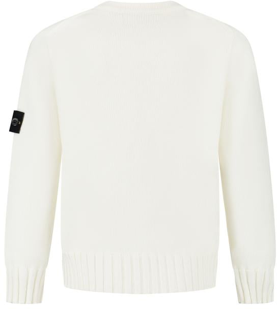 Stone Island Junior Knitwear Wit