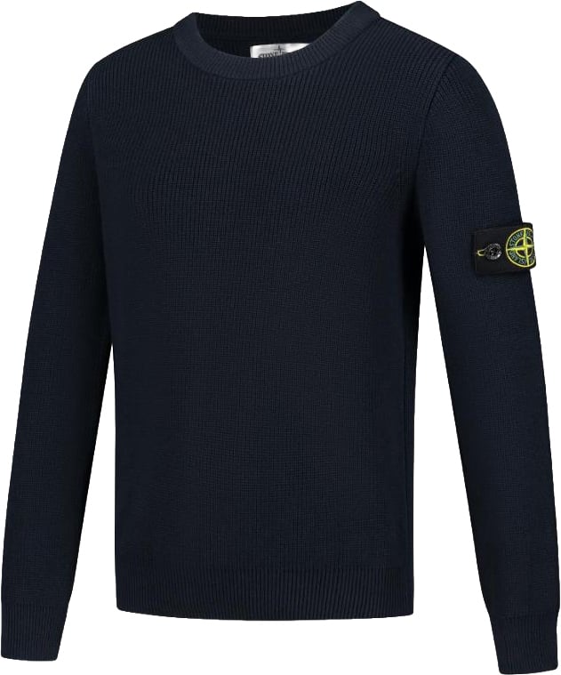 Stone Island Junior Crew Neck Blauw