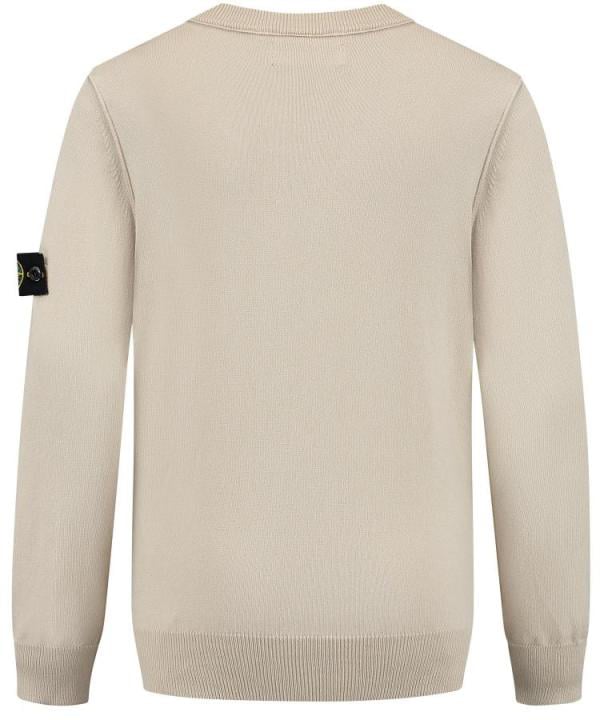 Stone Island Junior Crew Neck Beige