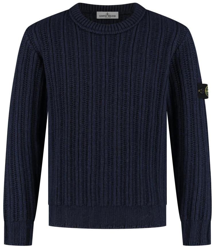 Stone Island Junior Crew Neck Blauw